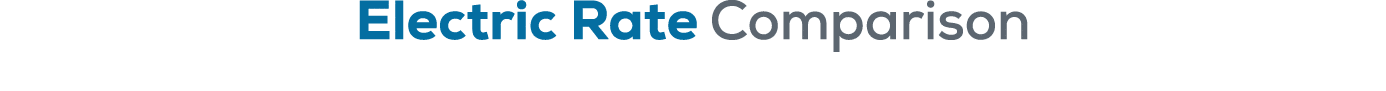 Electric Rate Comparison