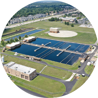 80th Anniversary photo from 1980's of Blackman Water Treatment Plant