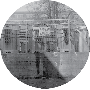 80th Anniversary photo from 1960's of the Main Avenue Gas Turbine